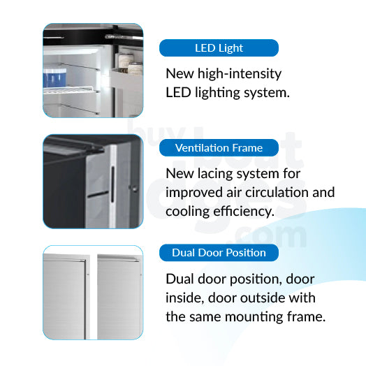 DP2600IXD4-F-3 - Vitrifrigo Front-Loading Stainless Steel Bottom Refrigerator / Top Freezer (Internal Cooling Unit) OCX2 Model
