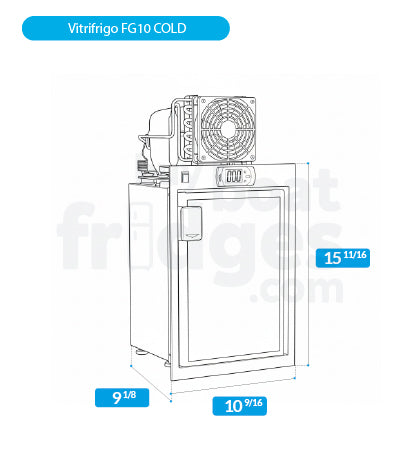 FG10 COLD - Vitrifrigo Ambulance Refrigerator
