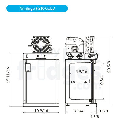 FG10 COLD - Vitrifrigo Ambulance Refrigerator