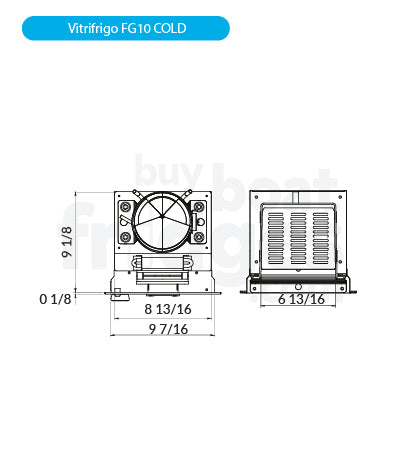 FG10 COLD - Vitrifrigo Ambulance Refrigerator