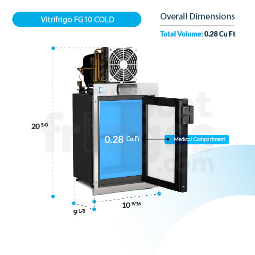 FG10 COLD - Vitrifrigo Ambulance Refrigerator