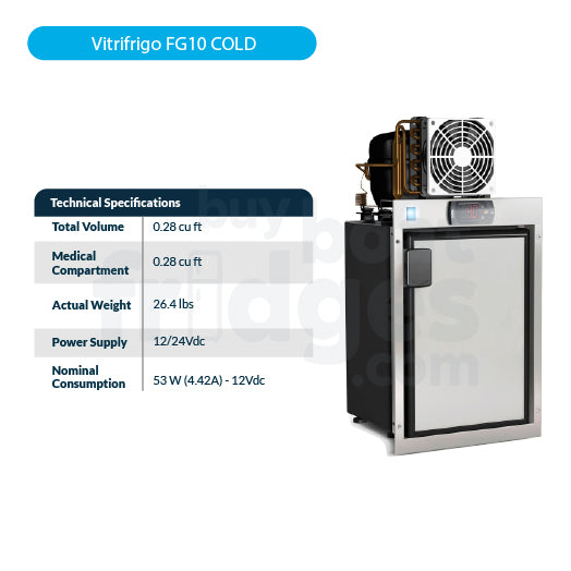 FG10 COLD - Vitrifrigo Ambulance Refrigerator