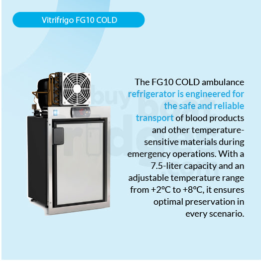 FG10 COLD - Vitrifrigo Ambulance Refrigerator