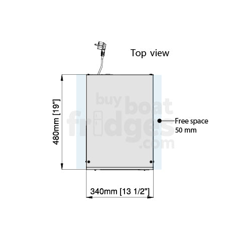 IM28 BRIGHT 115v - Vitrifrigo Ice Maker - SmartTouch (BlueTooth / WiFi) Clear Ice 61 lbs / 24h