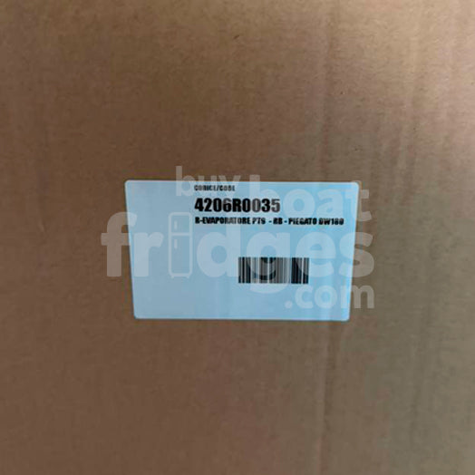 4206R0035 - Vitrifrigo Bend Evaporator assembly, DW180 RF / DW210 RF Models - Replaced R1030035