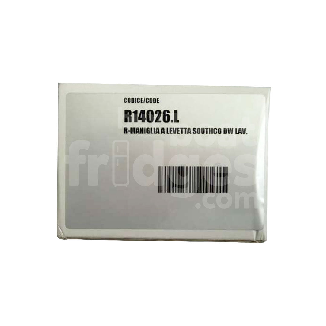 R14026 - Vitrifrigo Paddle latch assembly for DW-FF models, stainless steel finish, Southco