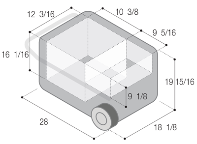 VFT50 - Vitrifrigo Portable Refrigerator/Freezers Single-Compartment - diagram